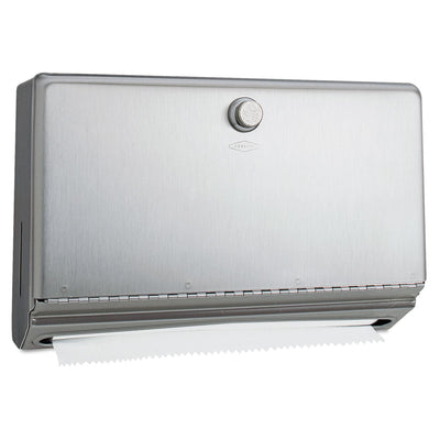 Bobrick Surface-Mounted Paper Towel Dispenser, 10.75 x 4 x 7.13, Stainless Steel Bobrick Surface-Mounted Paper Towel Dispenser, 10.75 x 4 x 7.13, Stainless Steel