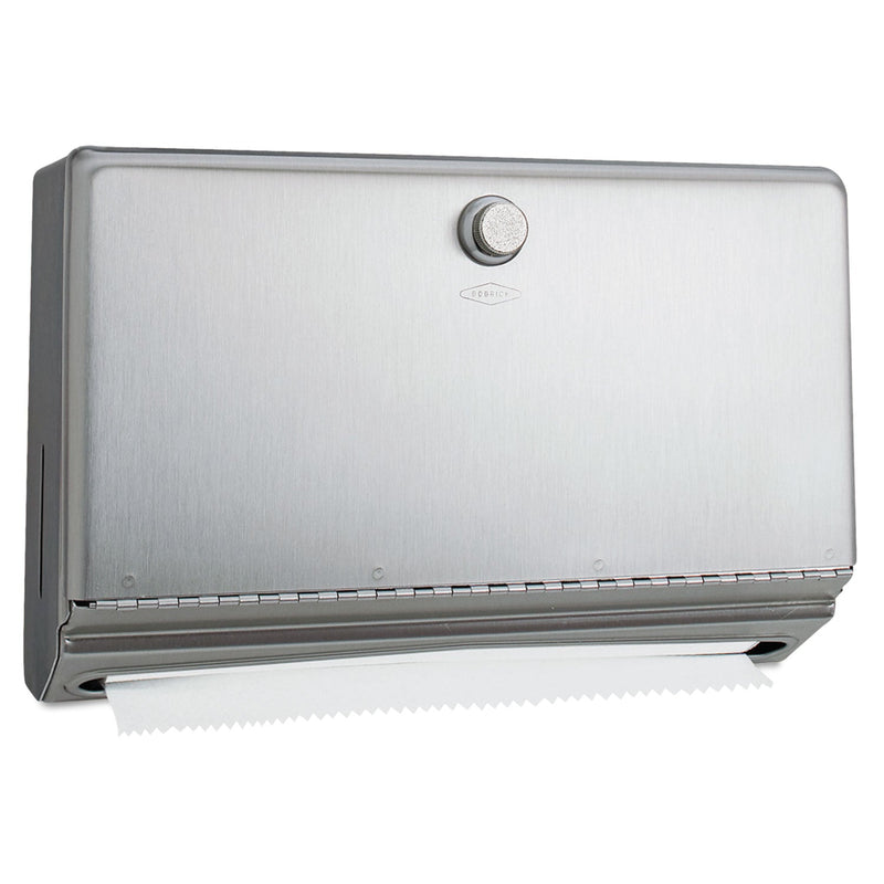 Bobrick Surface-Mounted Paper Towel Dispenser, 10.75 x 4 x 7.13, Stainless Steel Bobrick Surface-Mounted Paper Towel Dispenser, 10.75 x 4 x 7.13, Stainless Steel