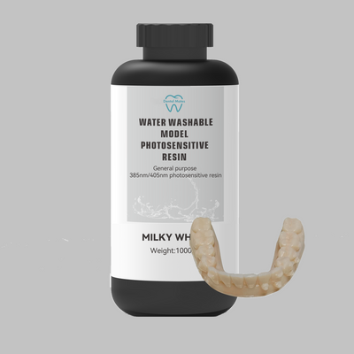 Dental Model Resin for DLP and LCD Printers 1,000ml(1kg) Water Washable Dental Model Resin for DLP and LCD Printers 1,000ml(1kg) Water Washable