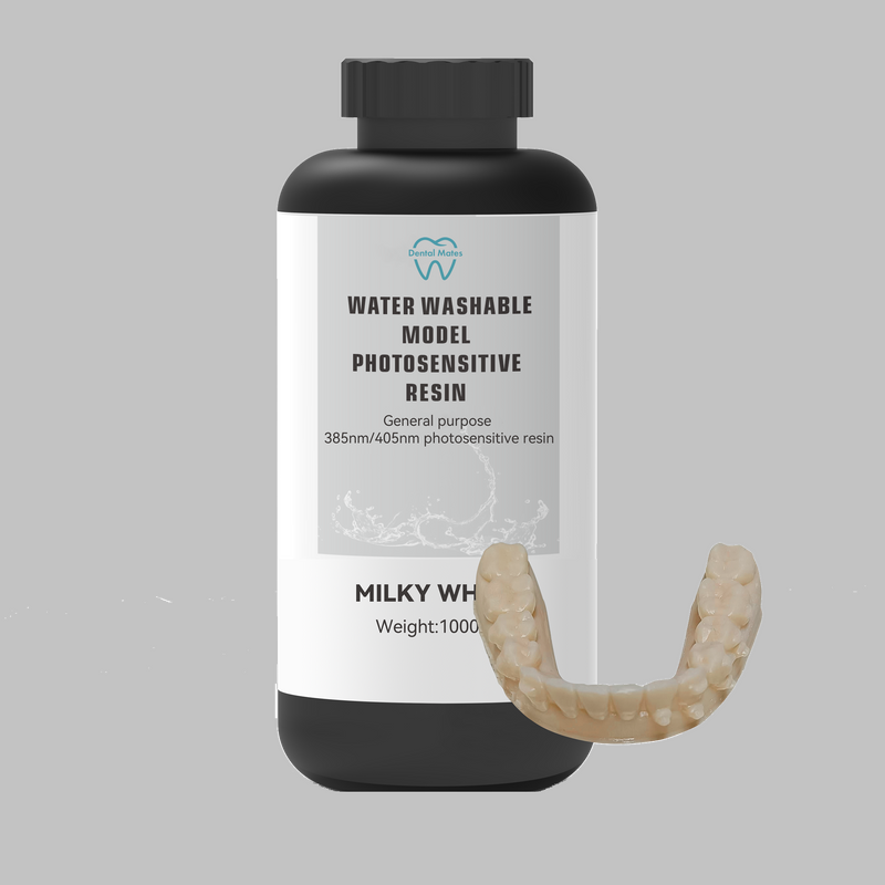 Dental Model Resin for DLP and LCD Printers 1,000ml(1kg) Water Washable Dental Model Resin for DLP and LCD Printers 1,000ml(1kg) Water Washable