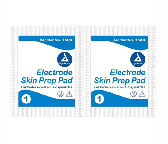 Dynarex Electrode Skin Prep Pad, 100ea/bx, 10bxs/case (1000 Count) Dynarex Electrode Skin Prep Pad, 100ea/bx, 10bxs/case (1000 Count)