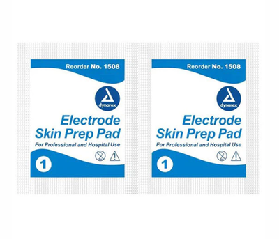 Dynarex Electrode Skin Prep Pad, 100ea/bx, 10bxs/case (1000 Count) Dynarex Electrode Skin Prep Pad, 100ea/bx, 10bxs/case (1000 Count)