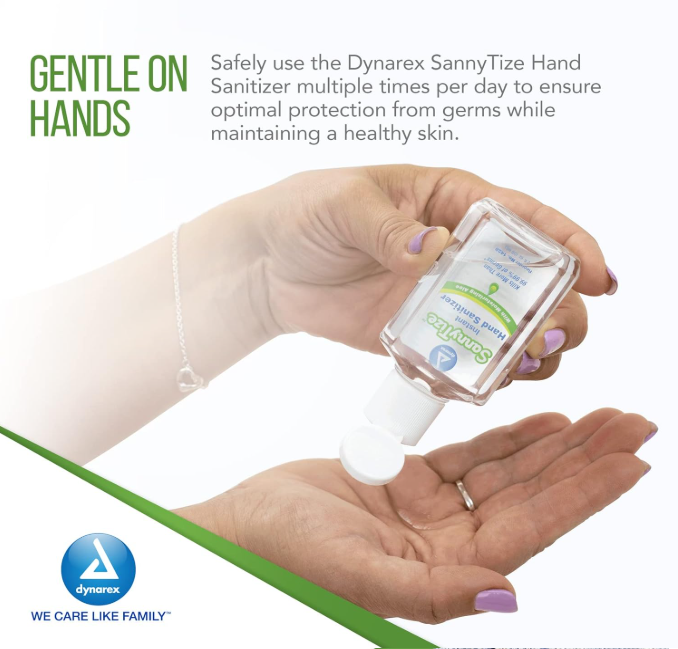 Dynarex Instant Hand Sanitizer, 4 oz. Round Bottle, 24bot/bx, 4bxs/case (96 Count) Dynarex Instant Hand Sanitizer, 4 oz. Round Bottle, 24bot/bx, 4bxs/case (96 Count)
