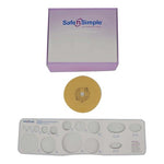 Safe N Simple 2-Piece Round Wafer Extended Wear with Solid Hydrocolloid, Flange Cut to Fit (40 Count) Safe N Simple 2-Piece Round Wafer Extended Wear with Solid Hydrocolloid, Flange Cut to Fit (40 Count)