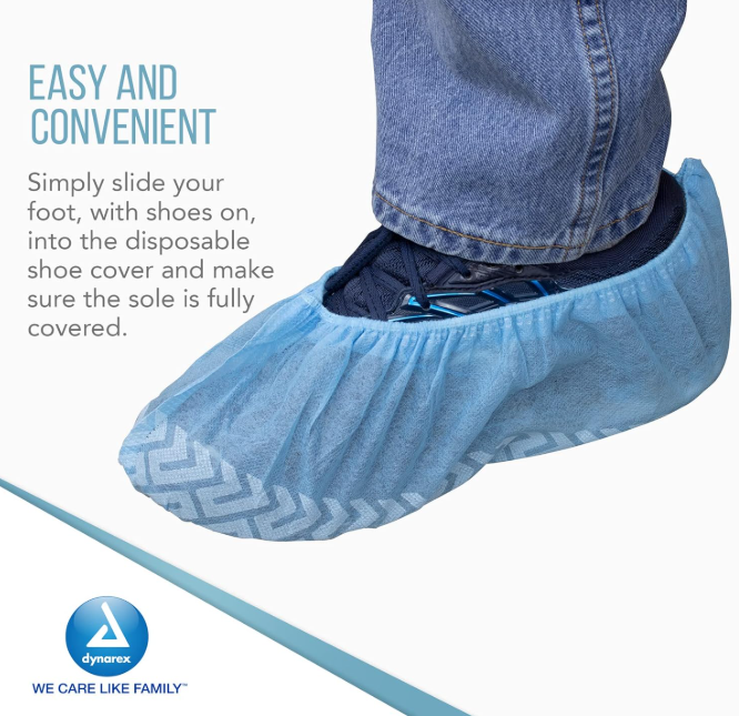Dynarex Shoe Cover - 150/case (150 Pairs) Dynarex Shoe Cover - 150/case (150 Pairs)