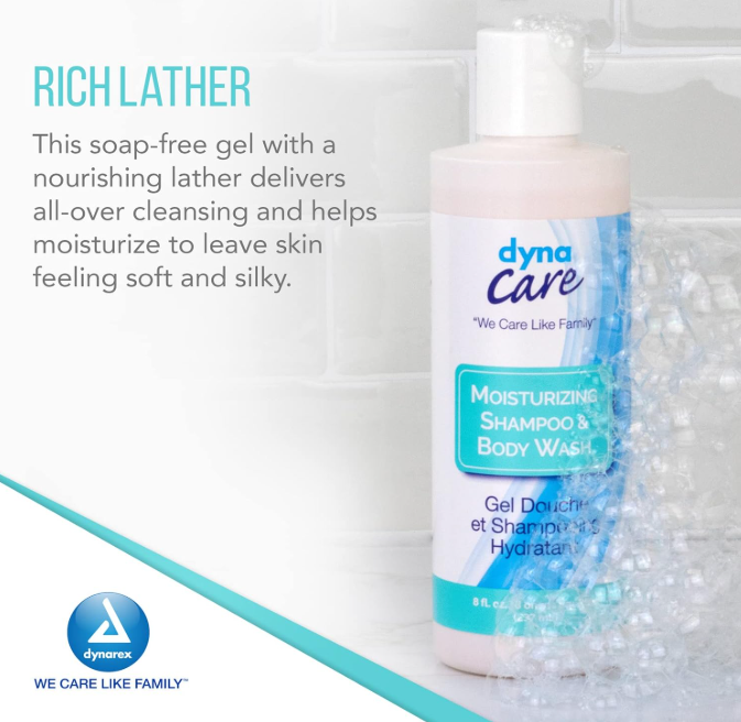 DynaCare Moisturizing Shampoo and Body Wash, 8 oz. Bottle, 48bot/case (48 Count) DynaCare Moisturizing Shampoo and Body Wash, 8 oz. Bottle, 48bot/case (48 Count)