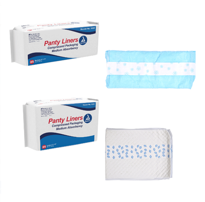Dynarex Panty Liners, Sq End w/ Adhesive Tab - 25ea/bx, 10bxs/case (250 Count) Dynarex Panty Liners, Sq End w/ Adhesive Tab - 25ea/bx, 10bxs/case (250 Count)
