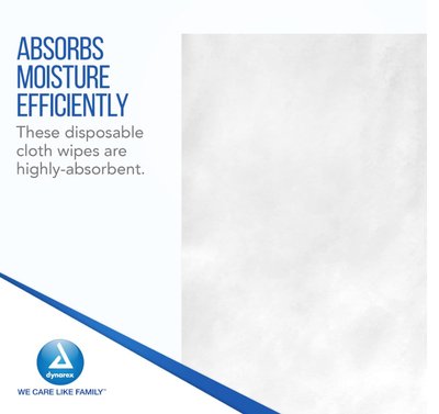 Dynarex Personal Care Washcloth - 50ea/bx, 10bxs/case (500 Count) Dynarex Personal Care Washcloth - 50ea/bx, 10bxs/case (500 Count)