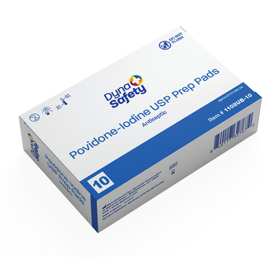 Dynarex Povidone Iodine Prep Pad Unit Box, Medium, 10/bx, 100bxs/case (1000 Count) Dynarex Povidone Iodine Prep Pad Unit Box, Medium, 10/bx, 100bxs/case (1000 Count)