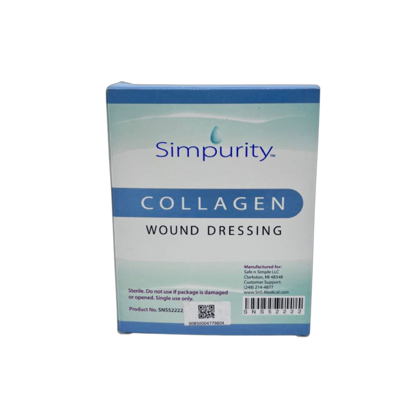 Safe N Simple Simpurity Collagen Wound Dressing Safe N Simple Simpurity Collagen Wound Dressing