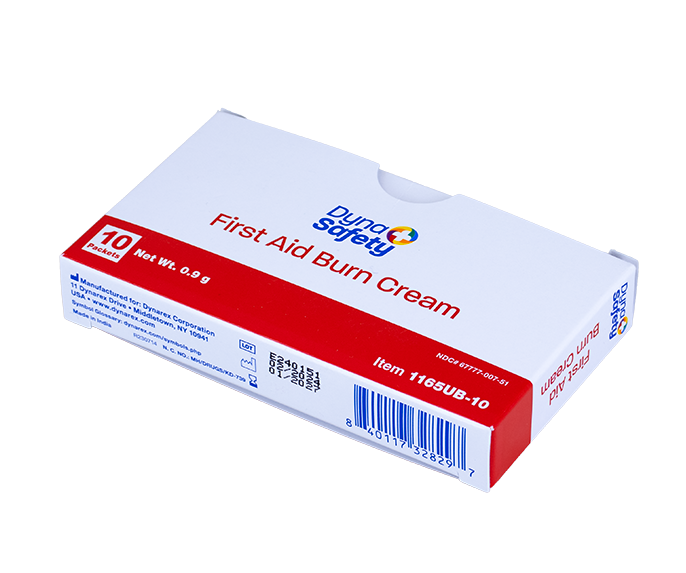 Dynarex First Aid Burn Cream, 0.9 g Foil Packet, 10/bx, 100bxs/case (1000 Count) Dynarex First Aid Burn Cream, 0.9 g Foil Packet, 10/bx, 100bxs/case (1000 Count)
