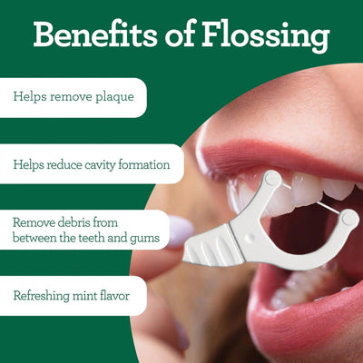 2-in-1 Dental Floss Picks 2-in-1 Dental Floss Picks