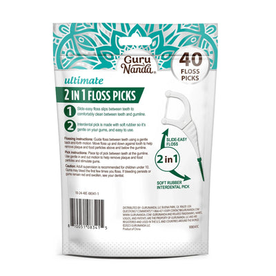 2-in-1 Dental Floss Picks 2-in-1 Dental Floss Picks