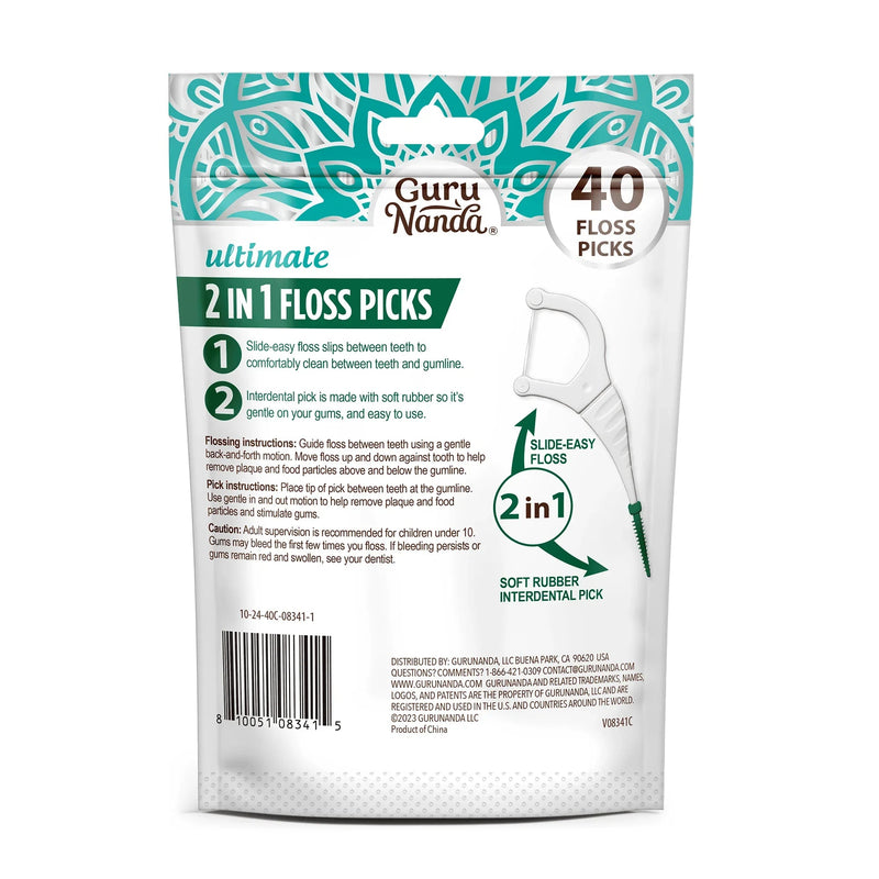 2-in-1 Dental Floss Picks 2-in-1 Dental Floss Picks