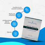 Safe N Simple Simpurity Silver Calcium Alginate Wound Dressing, 12 Inch Length Rope (120 Count) Safe N Simple Simpurity Silver Calcium Alginate Wound Dressing, 12 Inch Length Rope (120 Count)