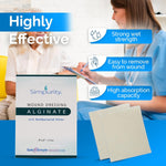 Safe N Simple Simpurity Silver Calcium Alginate Wound Dressing, 12 Inch Length Rope (120 Count) Safe N Simple Simpurity Silver Calcium Alginate Wound Dressing, 12 Inch Length Rope (120 Count)