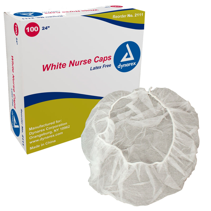 Dynarex Nurse Cap O.R. - 100ea/bx, 5bxs/case (500 Count) Dynarex Nurse Cap O.R. - 100ea/bx, 5bxs/case (500 Count)