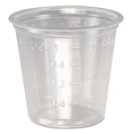 Dart Plastic Medical and Dental Cups, 1 oz, Clear, Graduated, 5,000/Carton Dart Plastic Medical and Dental Cups, 1 oz, Clear, Graduated, 5,000/Carton