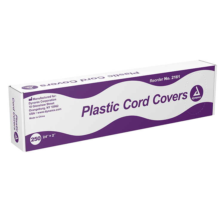 Dynarex Plastic Cord Covers, 24" x 2" - 250ea/bx, 12bxs/case (3000 Count) Dynarex Plastic Cord Covers, 24" x 2" - 250ea/bx, 12bxs/case (3000 Count)