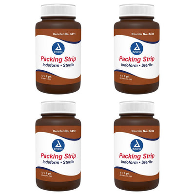Dynarex Packing Strips Iodoform - Sterile, 12ea/cs (12 Count) Dynarex Packing Strips Iodoform - Sterile, 12ea/cs (12 Count)