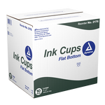 Dynarex Ink Cups - Flat bottom, 17 mm, Large 1000ea/bag, 10bags/case (10000 Count) Dynarex Ink Cups - Flat bottom, 17 mm, Large 1000ea/bag, 10bags/case (10000 Count)