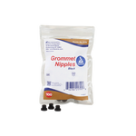 Dynarex Grommet Nipples, Black, 100ea/bag, 25bags/case (2,500 Count) Dynarex Grommet Nipples, Black, 100ea/bag, 25bags/case (2,500 Count)