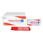 Dynarex One Side Universal Size Slipper Sock, Red, 48pairs/case (48 Count) Dynarex One Side Universal Size Slipper Sock, Red, 48pairs/case (48 Count)
