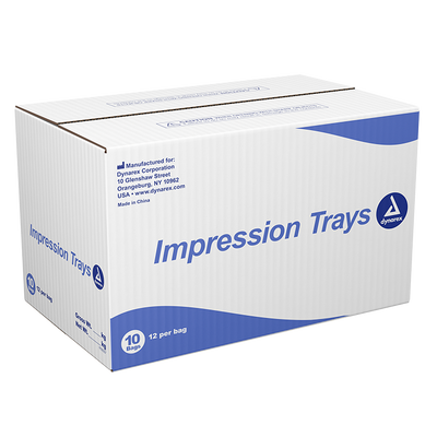Dynarex Impression Trays - 12ea/bx, 10bxs/cs (120 Count) Dynarex Impression Trays - 12ea/bx, 10bxs/cs (120 Count)