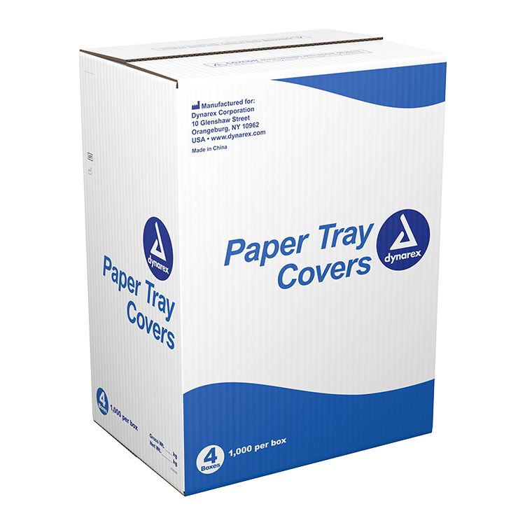 Dynarex Paper Tray Covers, 8.25" x 12.25" 1000ea/bx, 4bxs/cs (4000 Count) Dynarex Paper Tray Covers, 8.25" x 12.25" 1000ea/bx, 4bxs/cs (4000 Count)