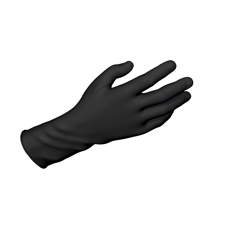 Dynarex Safe-Touch Black Nitrile Exam Gloves 4 Mil Thick, Powder-Free, 100/bx, 10bxs/cs (1000 Count) Dynarex Safe-Touch Black Nitrile Exam Gloves 4 Mil Thick, Powder-Free, 100/bx, 10bxs/cs (1000 Count)