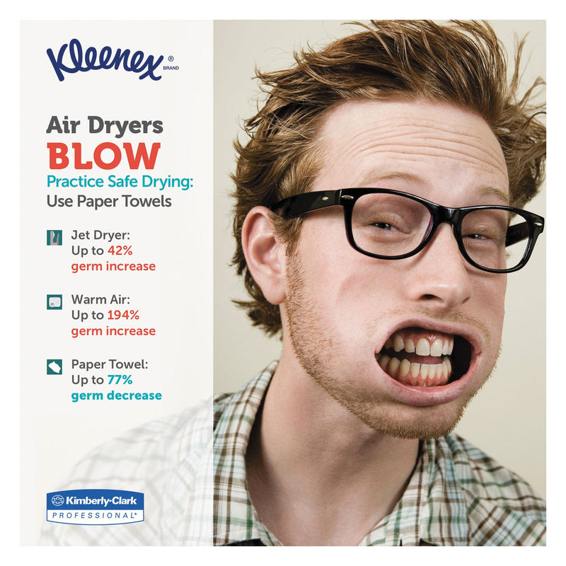 Kleenex Multi-Fold Paper Towels, Convenience, 9.2 x 9.4, White, 150/Pack, 8 Packs/Carton Kleenex Multi-Fold Paper Towels, Convenience, 9.2 x 9.4, White, 150/Pack, 8 Packs/Carton