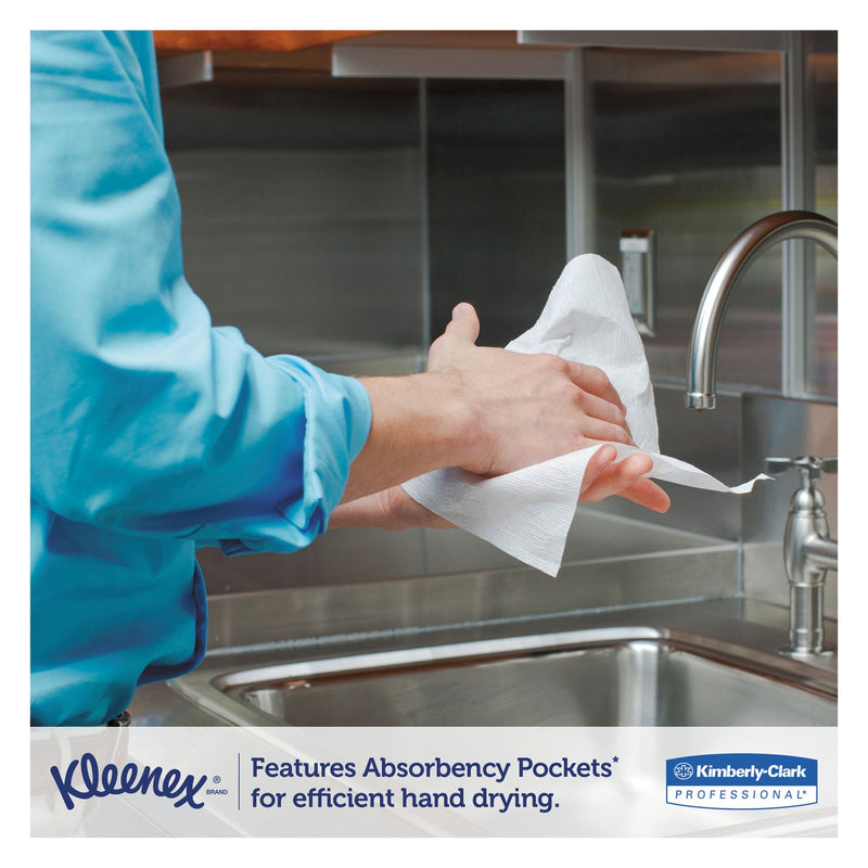 Kleenex Multi-Fold Paper Towels, 4 Pack Bundles, 9.2 x 9.4, White, 150/Pack, 16/Carton Kleenex Multi-Fold Paper Towels, 4 Pack Bundles, 9.2 x 9.4, White, 150/Pack, 16/Carton