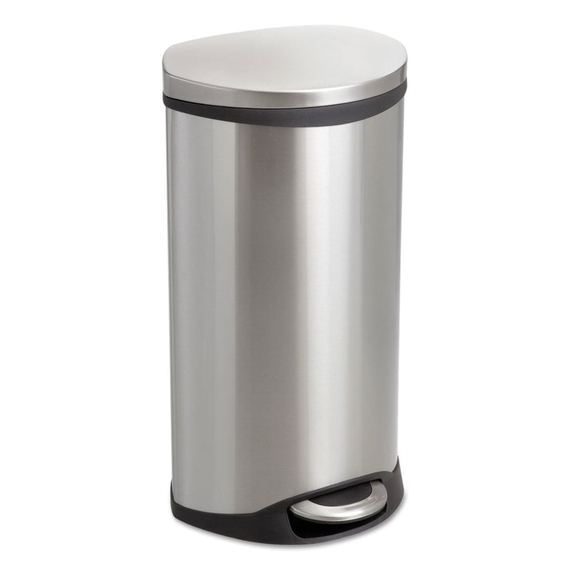 Safco Step-On Medical Receptacle, 7.5 gal, Stainless Steel Safco Step-On Medical Receptacle, 7.5 gal, Stainless Steel