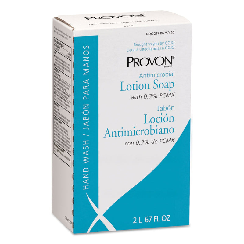 PROVON Antimicrobial Lotion Soap with Chloroxylenol, Citrus Scent, 2 L NXT Refill, 4/Carton PROVON Antimicrobial Lotion Soap with Chloroxylenol, Citrus Scent, 2 L NXT Refill, 4/Carton