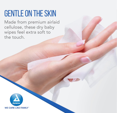 Dynarex Personal Care Washcloth - 50ea/bx, 10bxs/case (500 Count) Dynarex Personal Care Washcloth - 50ea/bx, 10bxs/case (500 Count)