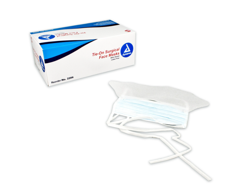 Dynarex Surgical Face Mask, Blue Dynarex Surgical Face Mask, Blue