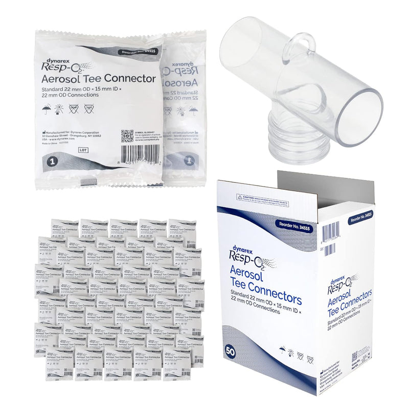 Dynarex Resp-O2™ Adapters & Connectors (50 Count) Dynarex Resp-O2™ Adapters & Connectors (50 Count)