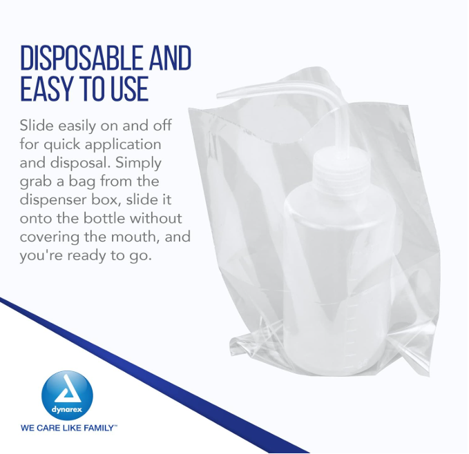 Dynarex Bottle Covers - 500ea/bx, 20bxs/case (10000 Count) Dynarex Bottle Covers - 500ea/bx, 20bxs/case (10000 Count)