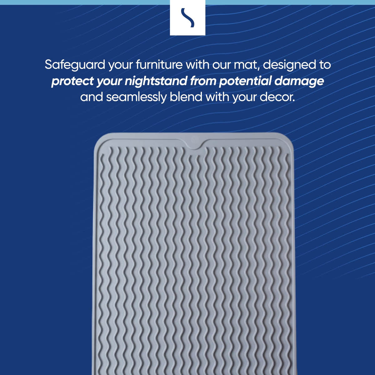 CPAP Protector Mat - Nightstand Protector - Vibration Absorbing & Noise Reducing CPAP Protector Mat - Nightstand Protector - Vibration Absorbing & Noise Reducing