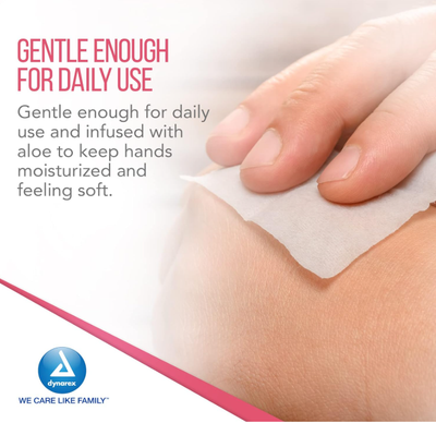 Dynarex Nice'n Fresh Towelette, 5.5" x 8", 18can/case (1260 Count) Dynarex Nice'n Fresh Towelette, 5.5" x 8", 18can/case (1260 Count)