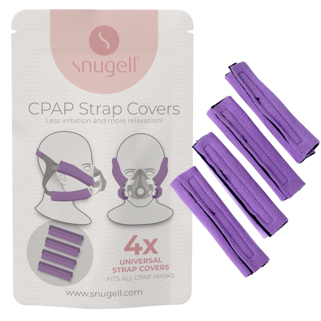 CPAP Strap Covers 4 Pack - Universal Fit for All CPAP Masks (Purple) CPAP Strap Covers 4 Pack - Universal Fit for All CPAP Masks (Purple)