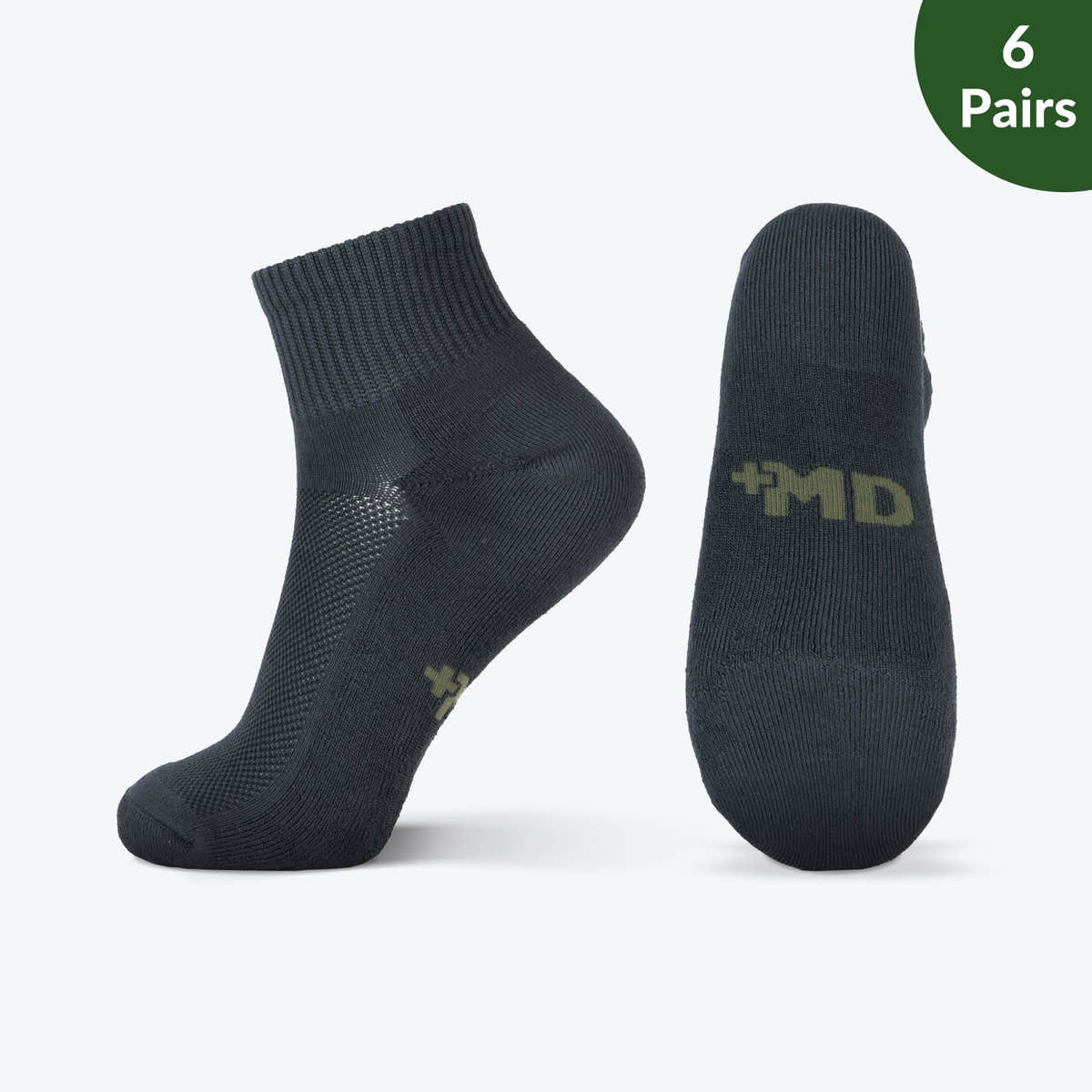 Smell Control Rayon from Bamboo Ankle Socks Cushioned, 6 Pairs Smell Control Rayon from Bamboo Ankle Socks Cushioned, 6 Pairs