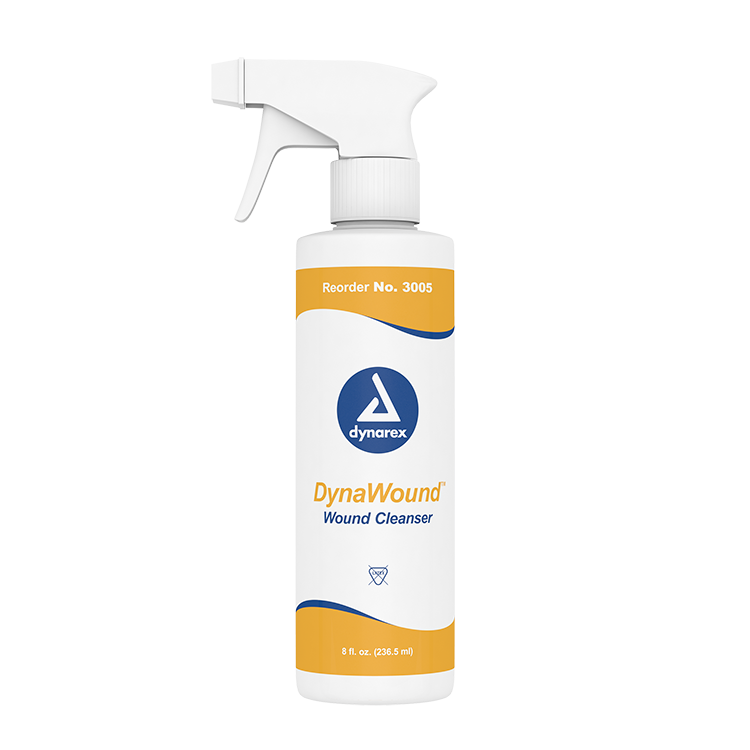 Dynarex DynaWound Wound Cleanser Spray, 8 oz., 24bot/cs (24 Count) Dynarex DynaWound Wound Cleanser Spray, 8 oz., 24bot/cs (24 Count)