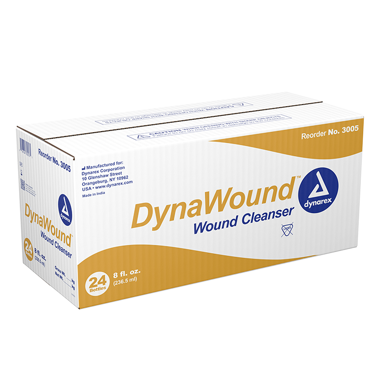 Dynarex DynaWound Wound Cleanser Spray, 8 oz., 24bot/cs (24 Count) Dynarex DynaWound Wound Cleanser Spray, 8 oz., 24bot/cs (24 Count)