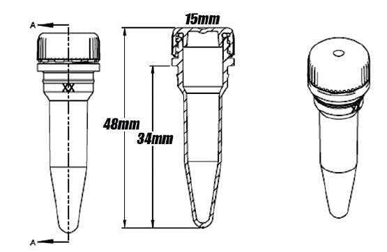 0.5ml Centrifuge Clear Tubes Sterile with Screw Cap 0.5ml Centrifuge Clear Tubes Sterile with Screw Cap