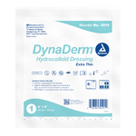 Dynarex DynaDerm - Hydrocolloid Dressing - Extra Thin, 6" x 6", 5ea/bx, 12bxs/cs (60 Count) Dynarex DynaDerm - Hydrocolloid Dressing - Extra Thin, 6" x 6", 5ea/bx, 12bxs/cs (60 Count)