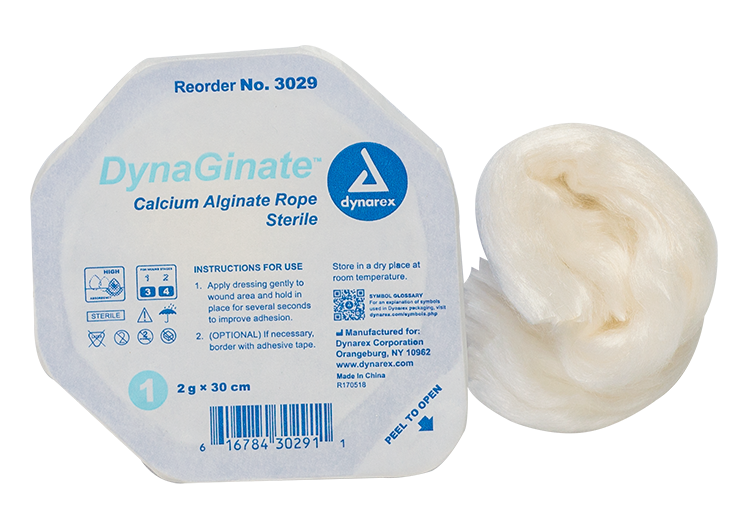 Dynarex DynaGinate - Calcium Alginate Dressing Dynarex DynaGinate - Calcium Alginate Dressing