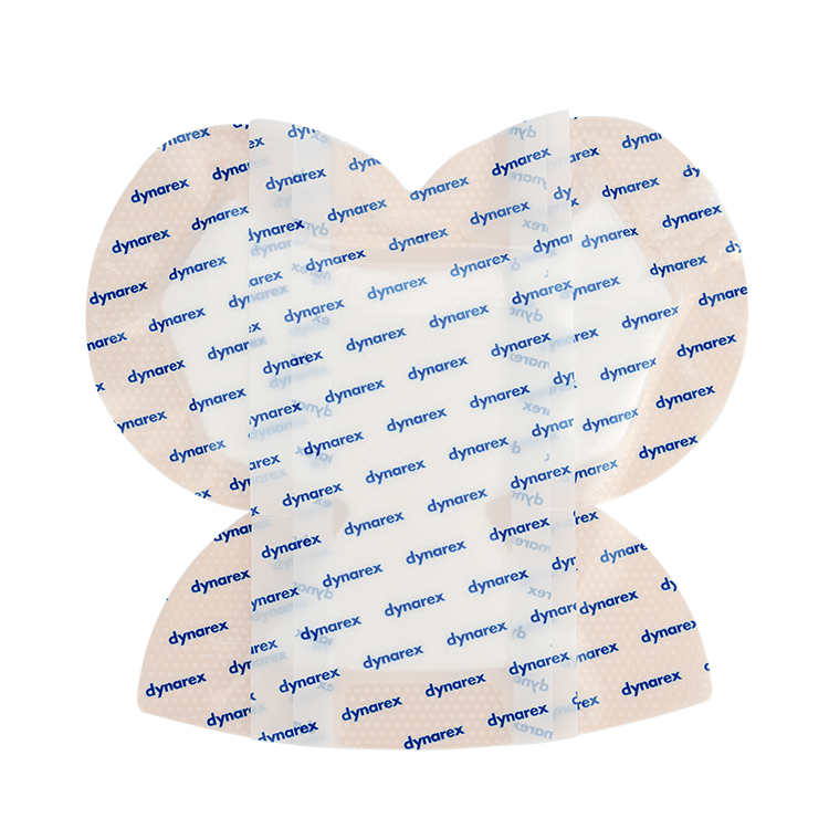 Dynarex SiliGentle - Silicone Bordered Foam Dressing, Heel - 5ea/bx, 12bxs/cs (60 Count) Dynarex SiliGentle - Silicone Bordered Foam Dressing, Heel - 5ea/bx, 12bxs/cs (60 Count)