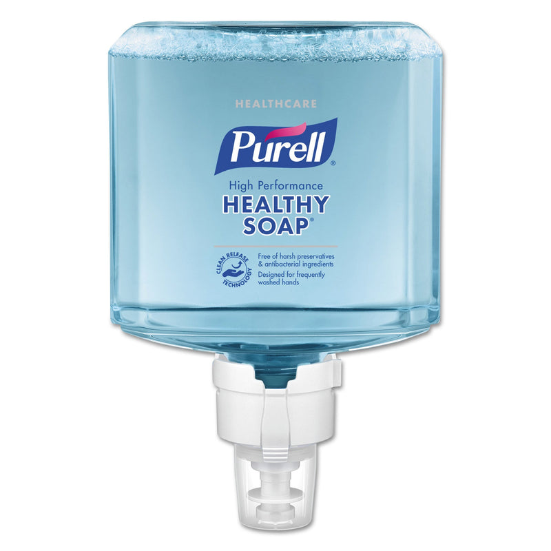 PURELL CLEAN RELEASE Technology (CRT) HEALTHY SOAP High Performance Foam, For ES8 Dispensers, Fragrance-Free, 1,200 mL, 2/Carton PURELL CLEAN RELEASE Technology (CRT) HEALTHY SOAP High Performance Foam, For ES8 Dispensers, Fragrance-Free, 1,200 mL, 2/Carton