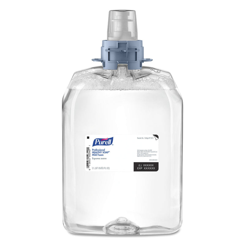 PURELL Professional HEALTHY SOAP Mild Foam, Fragrance-Free, 2,000 mL, 2/Carton PURELL Professional HEALTHY SOAP Mild Foam, Fragrance-Free, 2,000 mL, 2/Carton